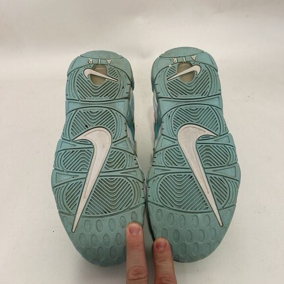 Nike Air More Uptempo GS “Island Green White” - Picture 7 of 10